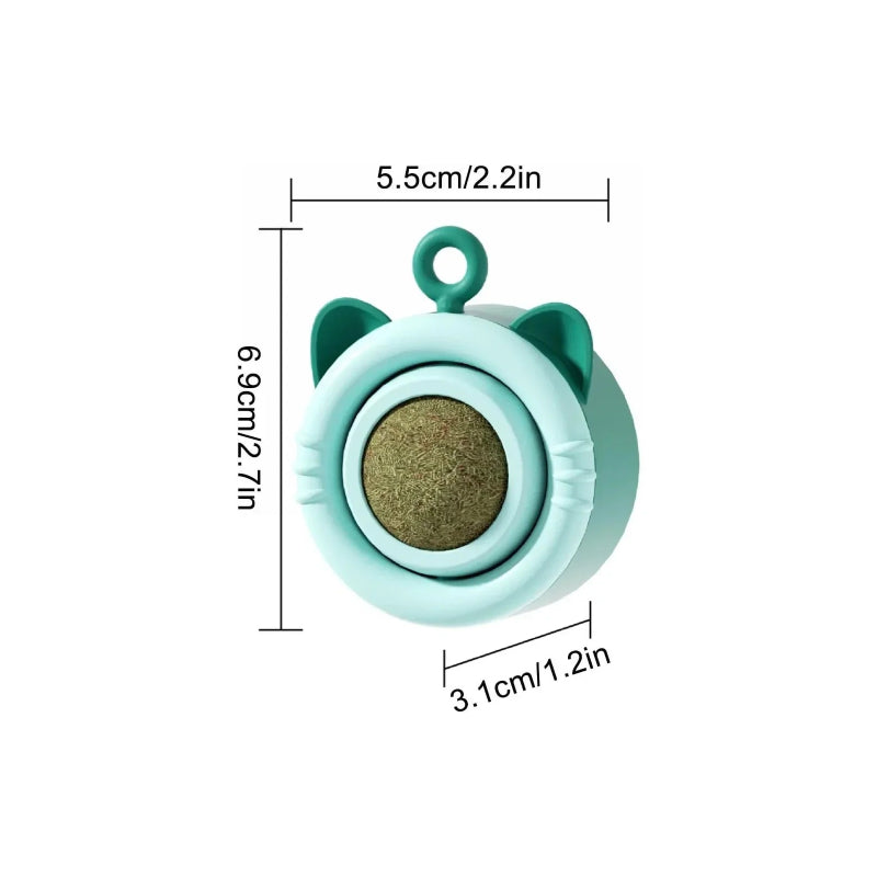 Rotating Catnip Ball Toy for Cats