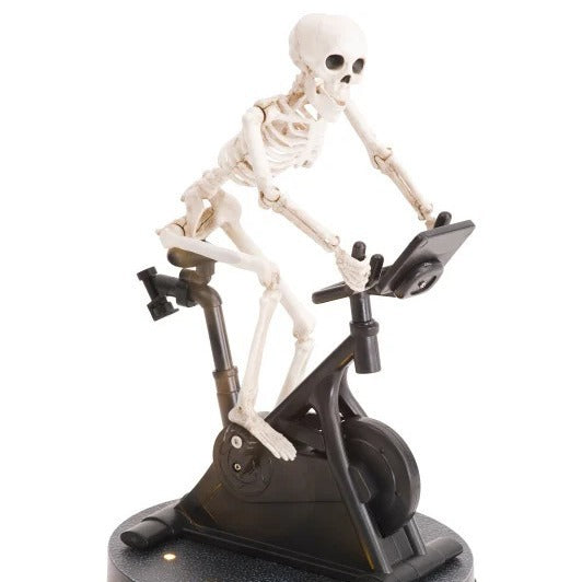 Funny Animatronic Skeleton Skeleton Cycling Ornament Decoration