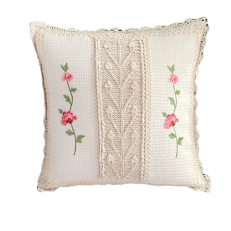 Handmade Woven Cotton Decorative Cushion Cover