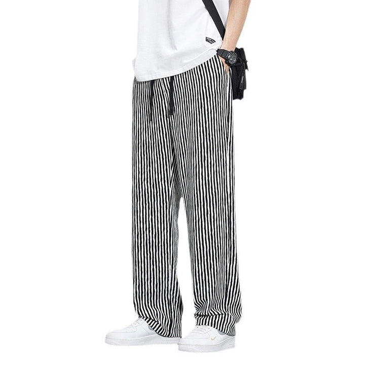 Loose Drooping Straight-leg Pants American Workwear Wide Leg Trousers