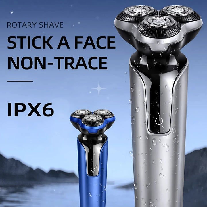 Triple Blade Electric Shaver for Men - Dry & Wet Shaving, USB Rechargeable