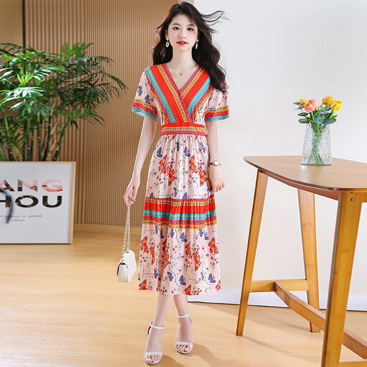 Summer Young Noil Poplin Dress