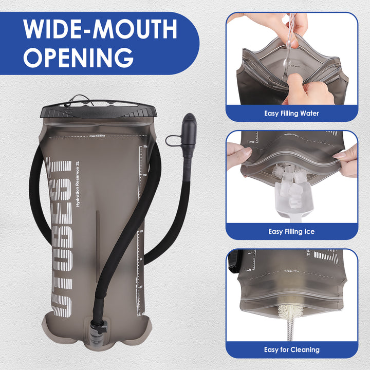 Multi-Capacity Hydration Bladder for Outdoor Activities