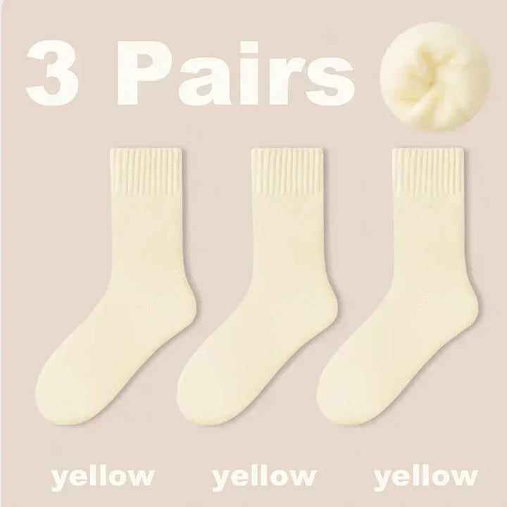 3 Pairs Women’s Cozy Wool Socks