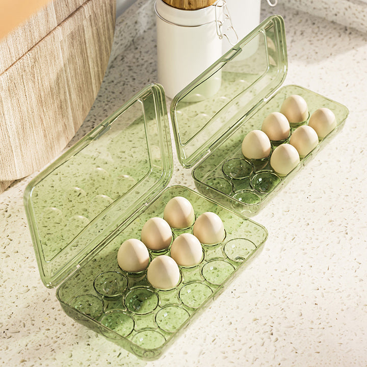 10/15 Grids Eggs Storage Box