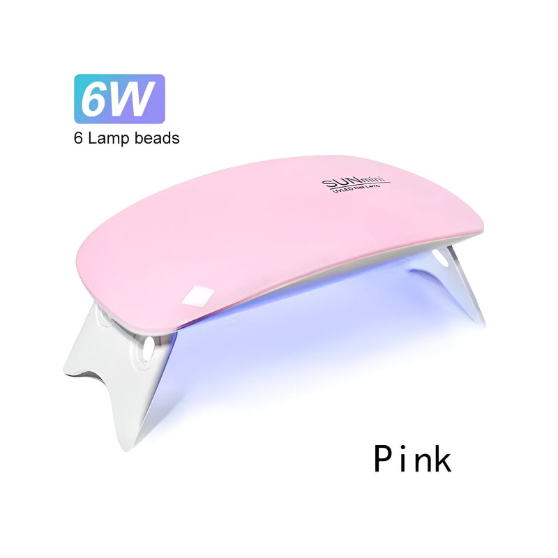 Portable 6W Mini Nail Dryer LED UV Lamp for Home Use with USB Cable