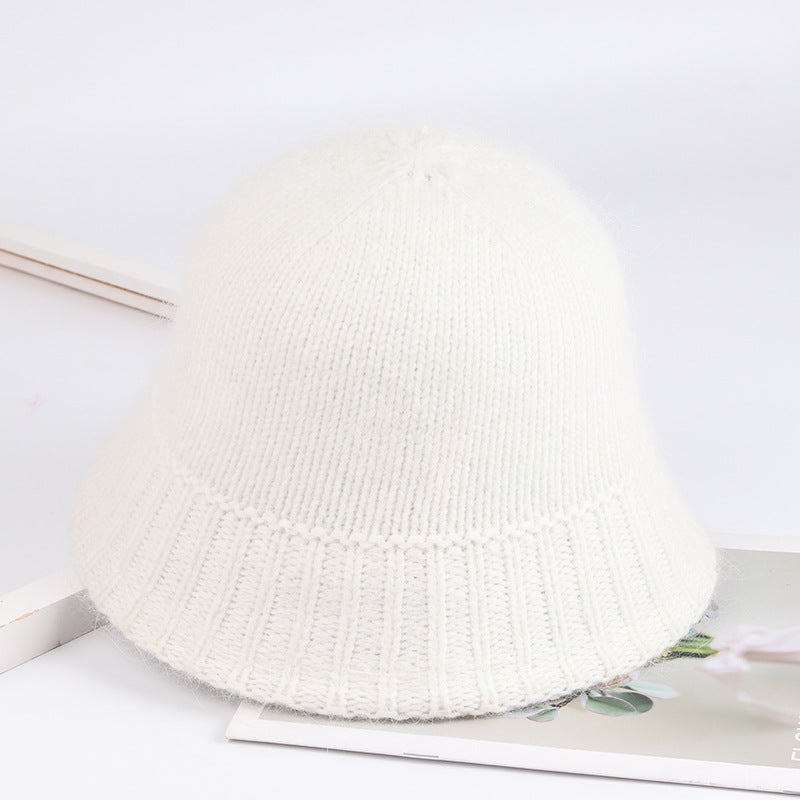 Stylish 7-Color Wool Bucket Cap for Women - Cozy Fishing Hat