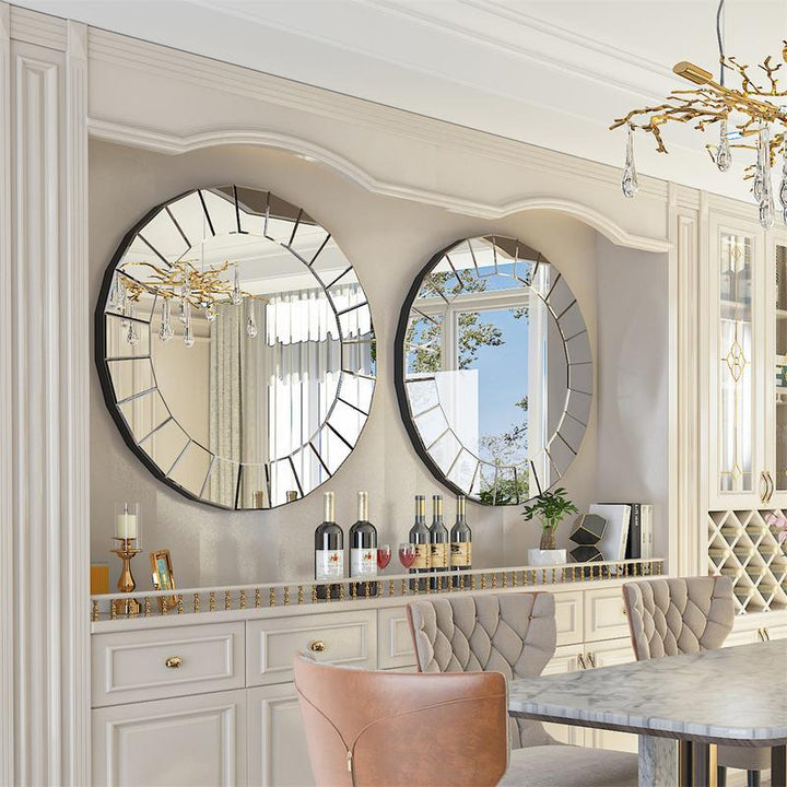 Round Decorative Mirror for Wall Decor