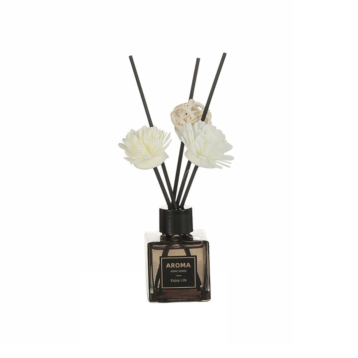 Luxurious Jasmine Reed Diffuser Set with Plastic Flower