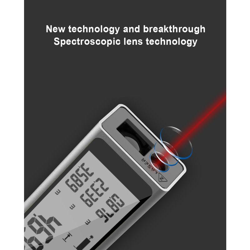 Compact Bluetooth Laser Distance Meter with Advanced Measuring Capabilities