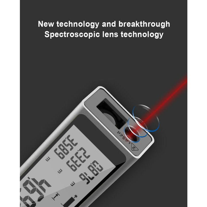 Compact Bluetooth Laser Distance Meter with Advanced Measuring Capabilities