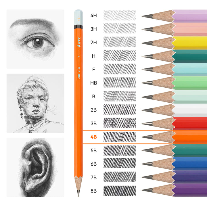 Professional Sketching and Drawing Pencil Set