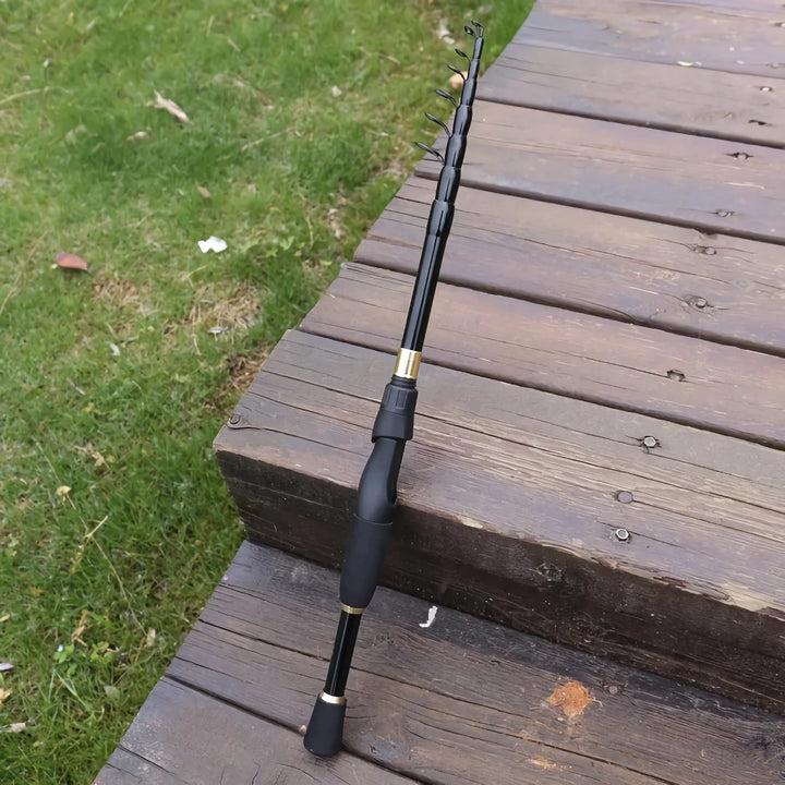 Ultralight Telescopic Spinning Fishing Rod - Carbon Fiber