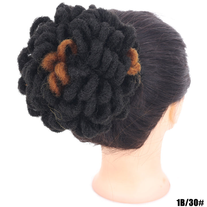 African Wig Bun Hair Bag Drawstring Dreadlocks Afro Hair Bag