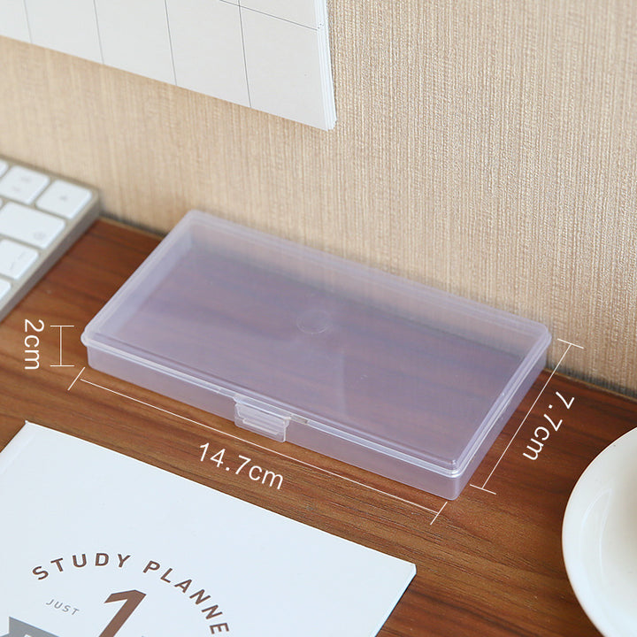 Transparent Kawaii Stationery Storage Box