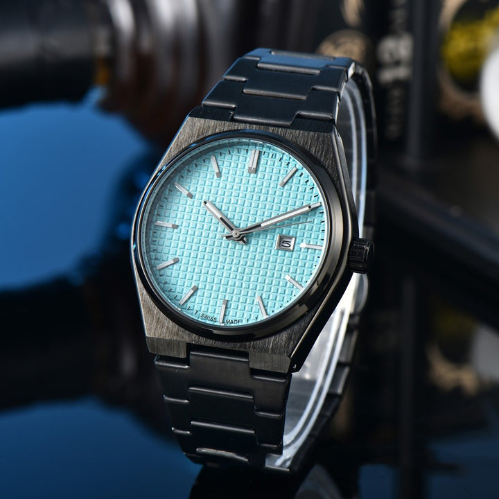 Business Casual Steel Belt Quartz Watch Men