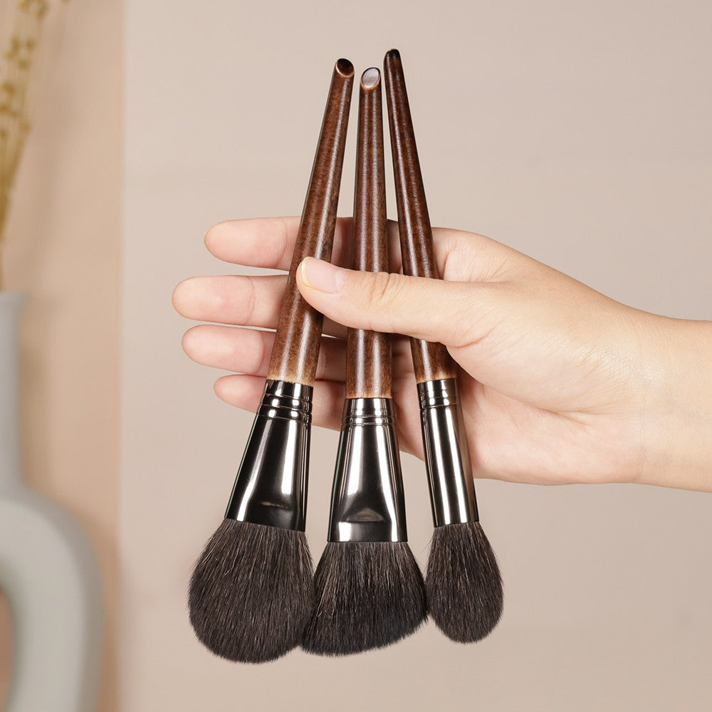 Soft Goat Hair Makeup Brush Set