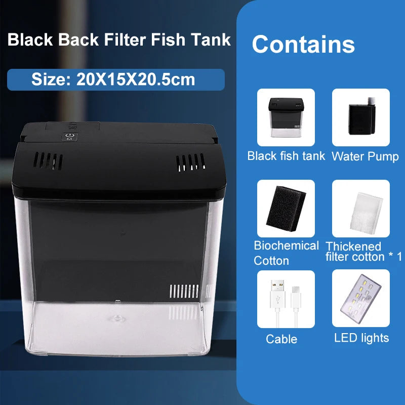 Mini Self-Circulating Fish Tank