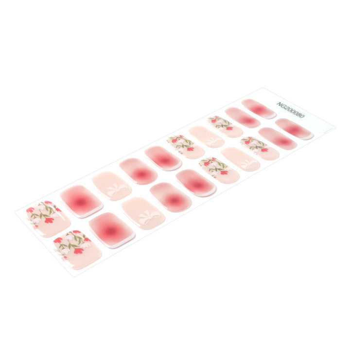 Light Gel Nail Sticker Semi-curing UV Brilliant Polish