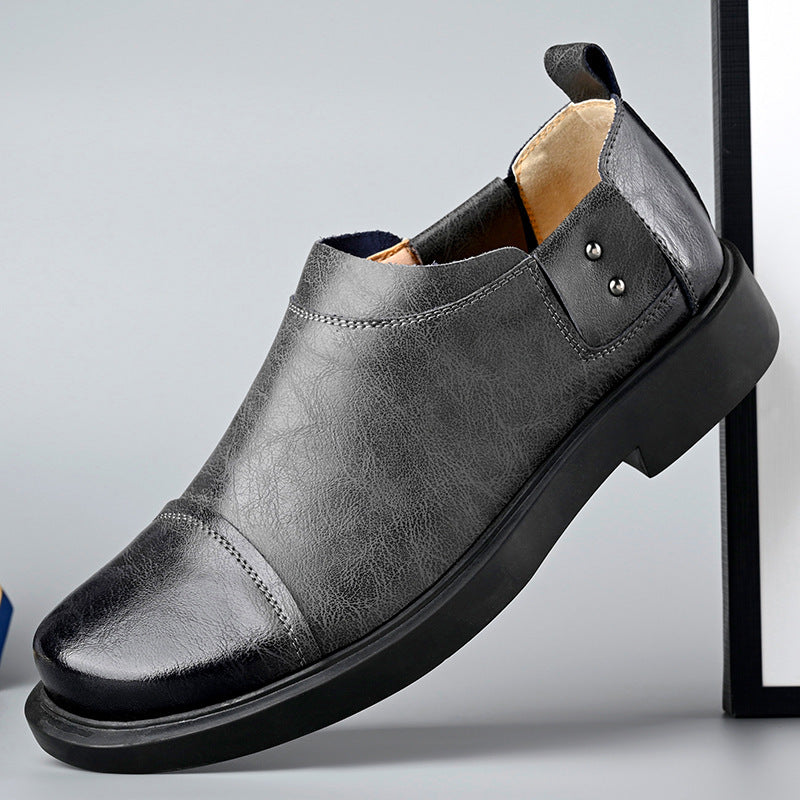 Vintage Casual Slip-On Dress Loafers for Men