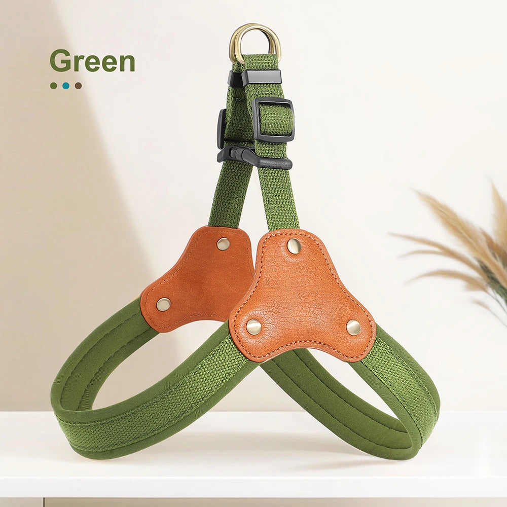 Durable Adjustable Nylon Dog Harness for All Breeds