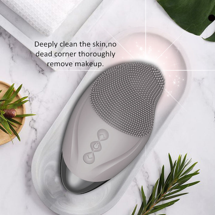 Rechargeable Facial Cleansing and Eye Massage Brush