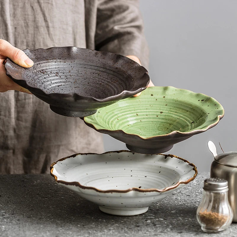 Elegant Ceramic Flower Bowl