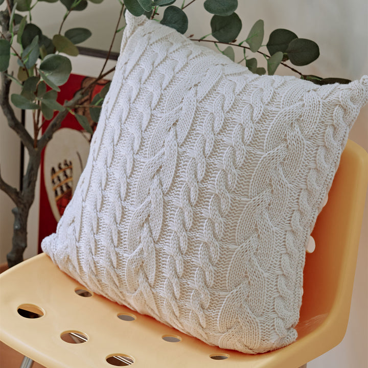 Scandinavian Twist Design Acrylic Cushion Cover