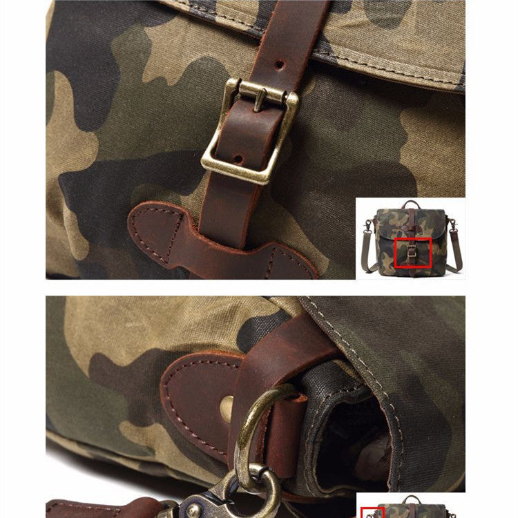 Waterproof Canvas Shoulder Messenger Bag