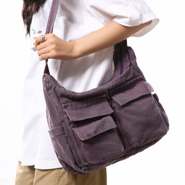 Retro Large Capacity Shoulder Crossbody Bag