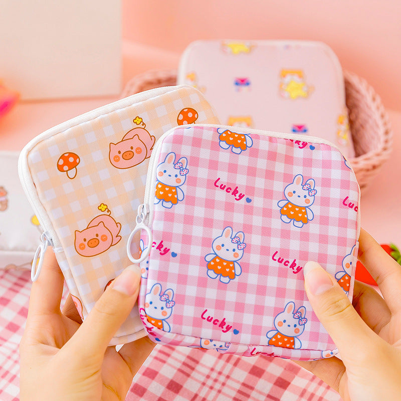 Kawaii Bear-Themed Multi-Use Organizer for Cosmetics and Sanitary Products