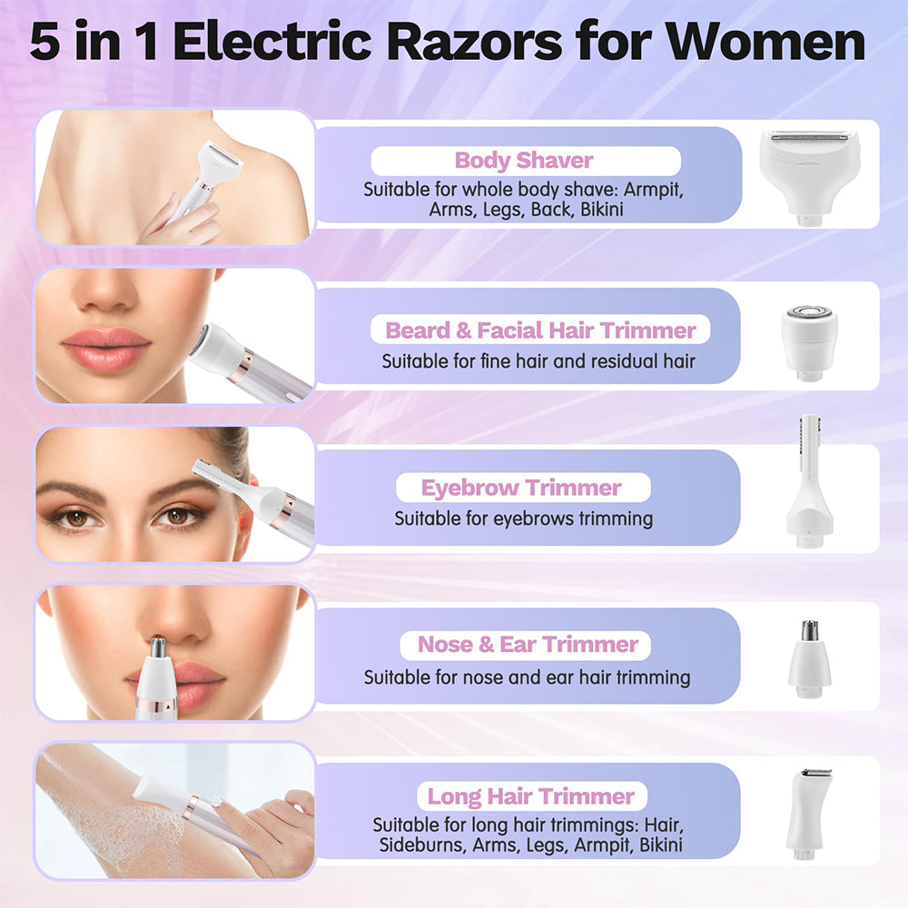 Electric Razor Shaver for Women