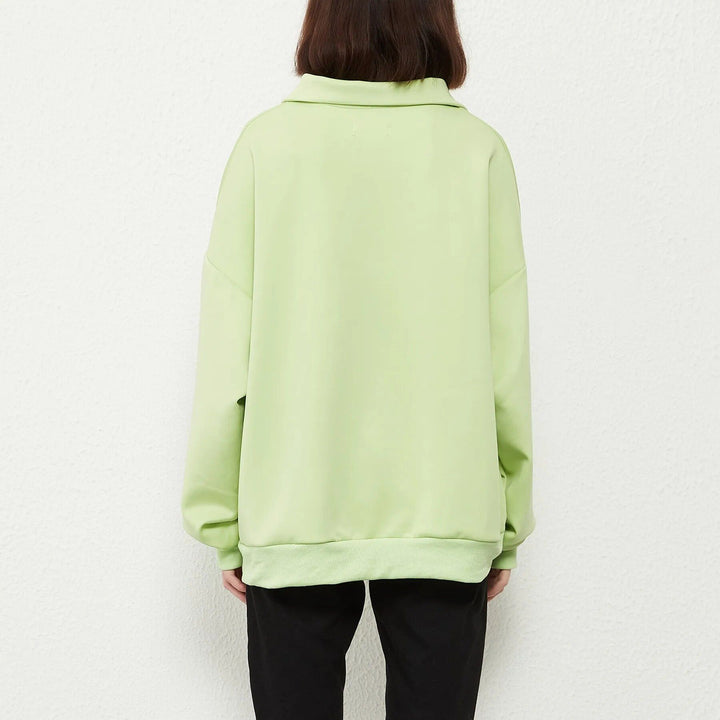 Oversize Solid Pullover