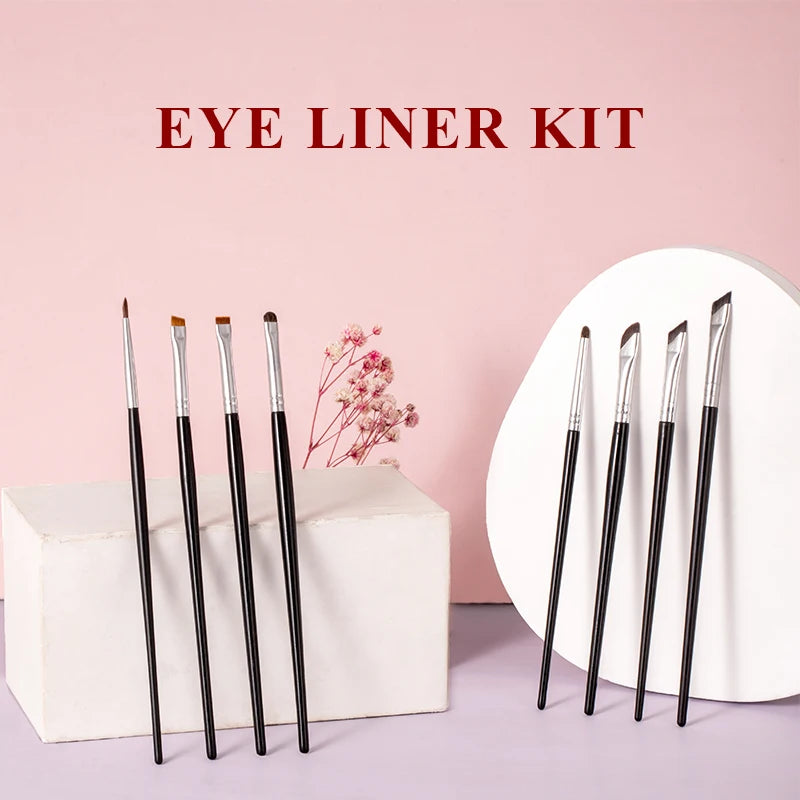 4-Piece Premium Synthetic Eye Makeup Brush Set