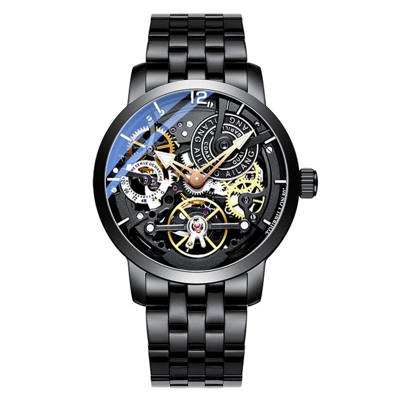 Men's Mechanical Watch Automatic Hollow Waterproof