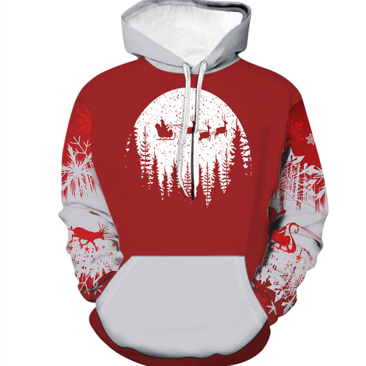 Men's Fashion Wear Sweater Christmas Digital Printing