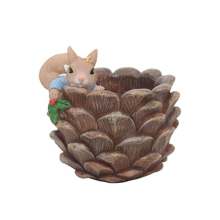 Cartoon Squirrel Succulent Flower Pot