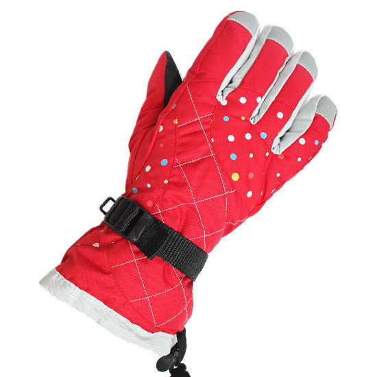 Winter Riding Ski Outdoor Climbing Girls Thick Gloves