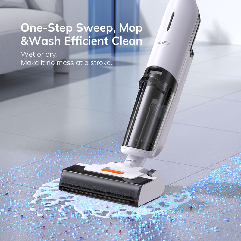 Cordless Wet Dry Cleaning Smart Washing Mop Robot