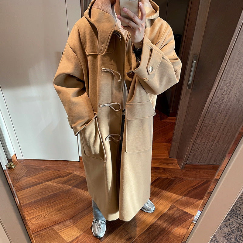 Men's Medium And Long Vintage Trench Coat