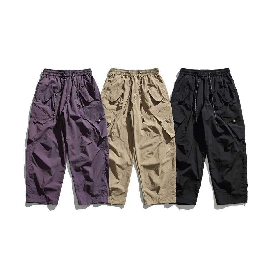 Retro Men's And Women's Loose Casual Trousers