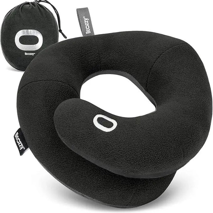 Travel Neck Pillow with Double Support for Ultimate Comfort