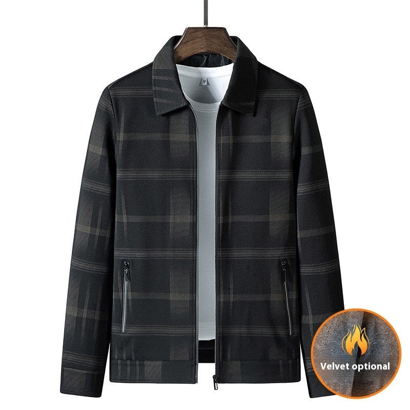 Men's Turn-down Collar Coat Autumn And Winter