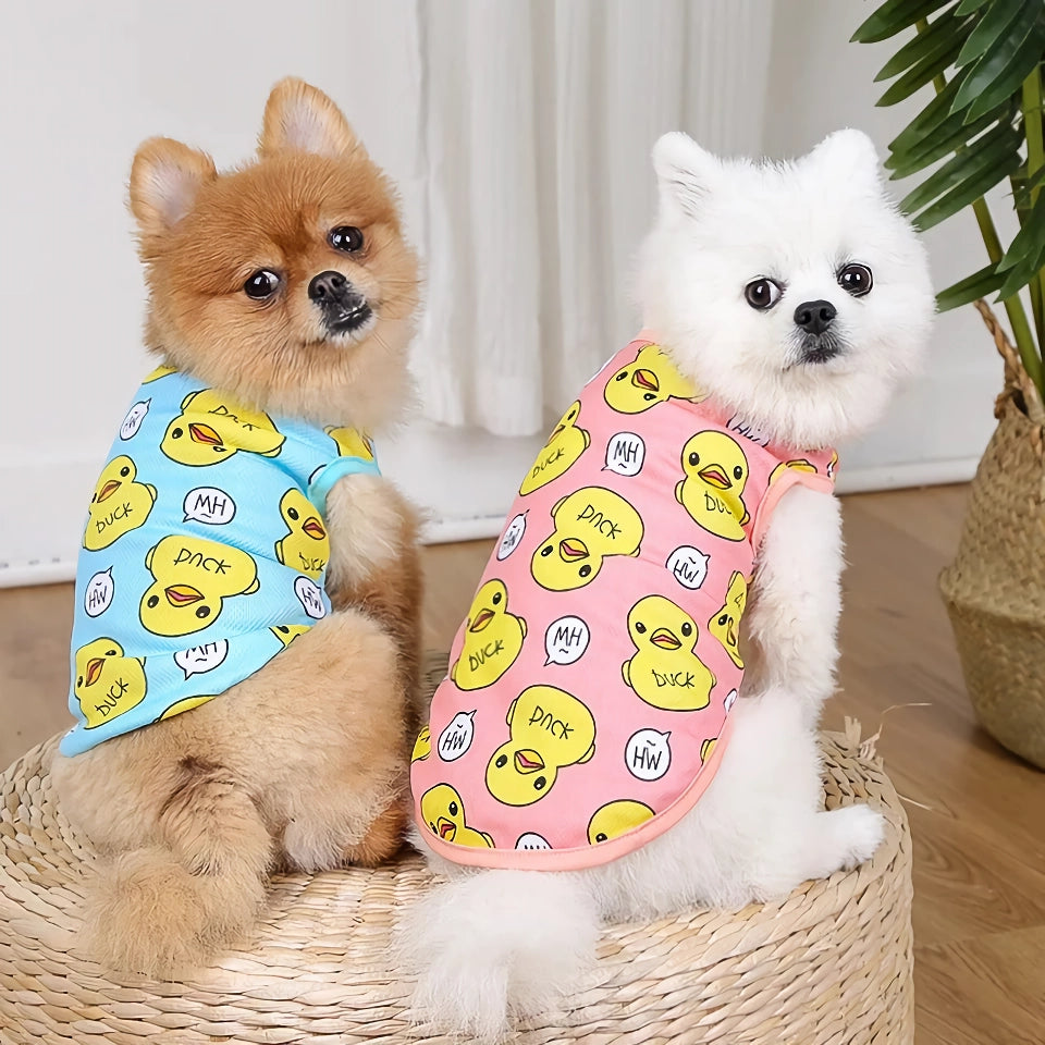 Pet Clothes for Small Dogs and Cats - Summer Shirt for Chihuahua, Corgi, Poodle, Pug