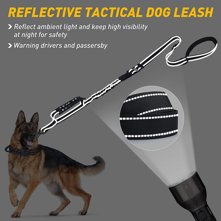 Durable No-Pull Reflective Bungee Dog Leash