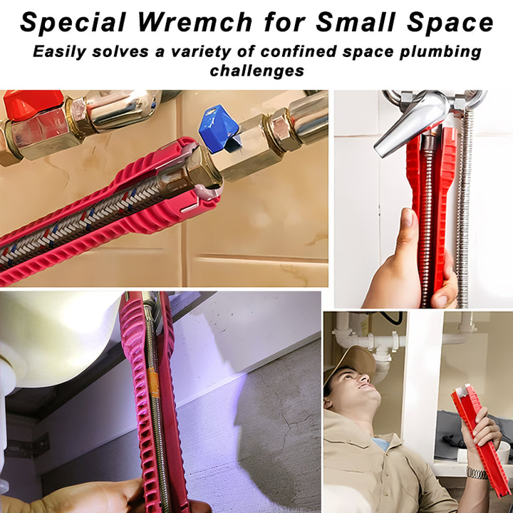 8-in-1 Multifunctional Plumbing Wrench Set