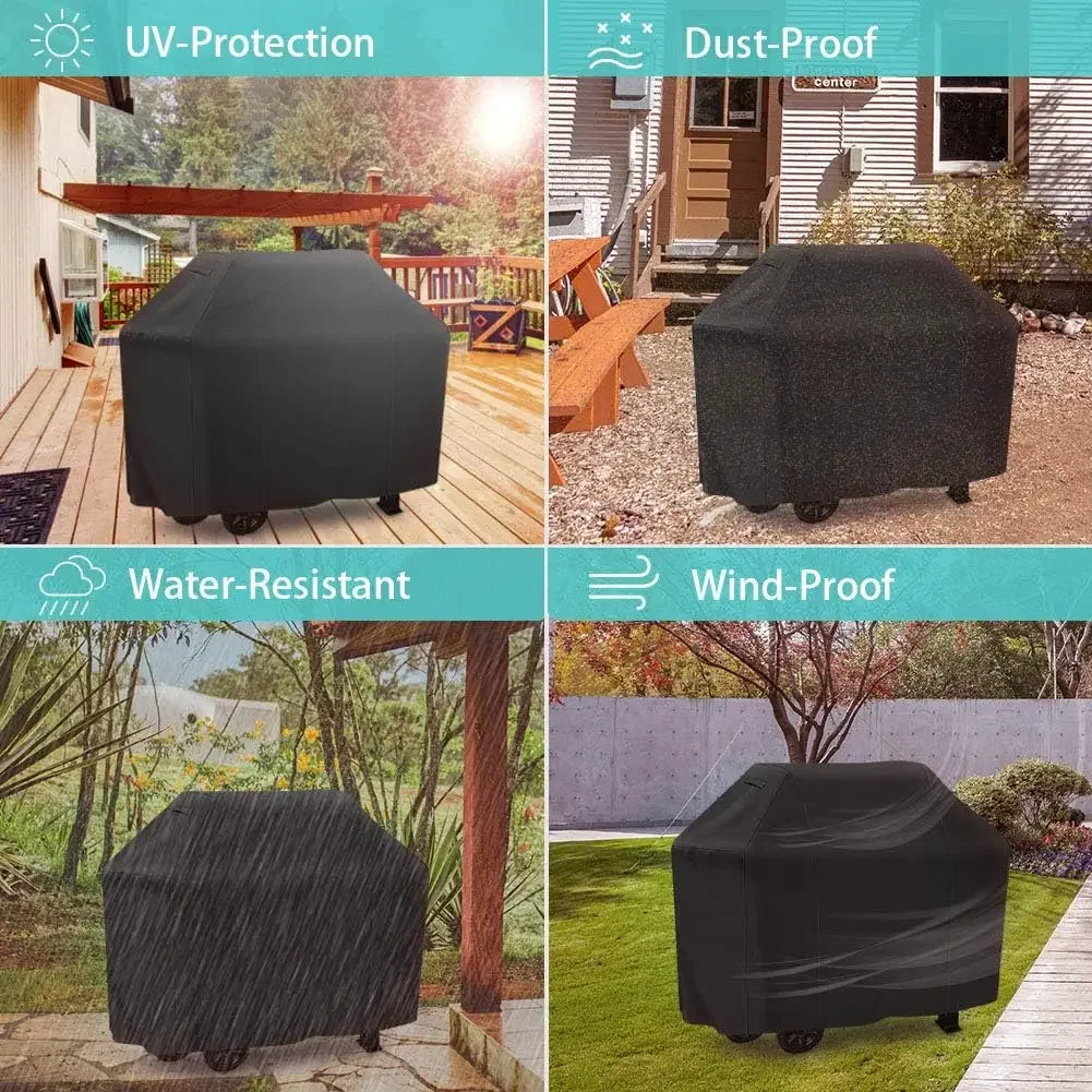 Heavy Duty Waterproof BBQ Grill Cover for Outdoor Protection