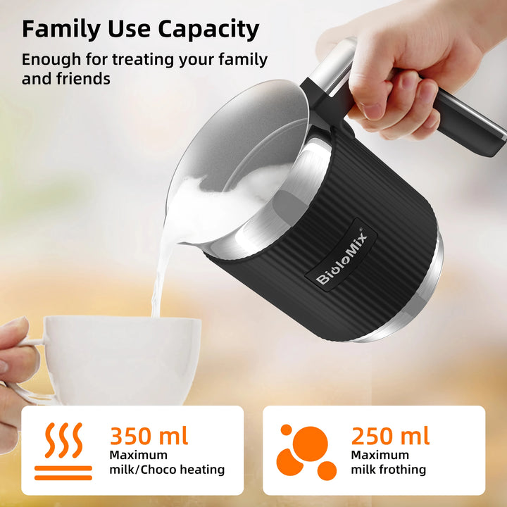 Detachable 5-in-1 Milk Frother and Steamer