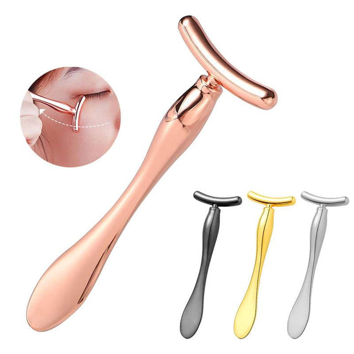 Metal Eye Cream Applicator and Face Roller Massager Tool