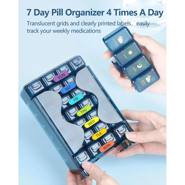 Weekly Pill Organizer with Drawer